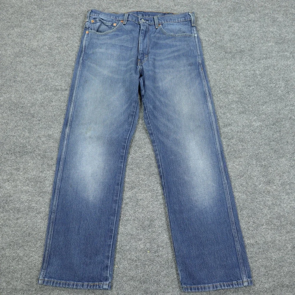 Levi's Jeans Mens 36x32 Blue Western Fit Strong Technology Stretch Denim